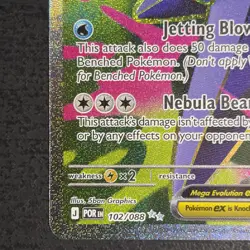 Mega Starmie Ex 102/088 Holo Perfect Order Ultra Rare Pokemon Card TCG Full Art - Image 5