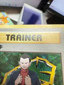 Pokemon Giovanni Trainer Holo Foil Japanese Gym Set Heroes Trading Card Rare MP - Image 3
