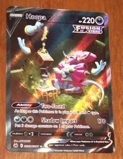 2023 Pokemon Crown Zenith Hoopa V Card - Image 1