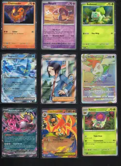 Pokemon Lot of 9 Holo Mixed Card Lot NM - Image 1