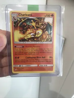 Charizard - SM Team Up 14/181 - Non-Holo Rare Pokemon Card Mint - Image 1