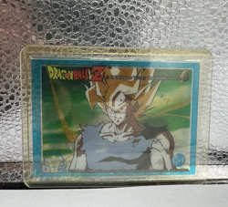 Vintage Dragon Ball Z 1999 JPP/AMADA C-1 Clear Super Saiyan Goku Card - Image 4
