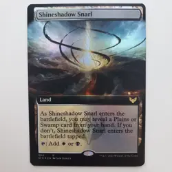 MISCUT SHINESHADOW SNARL BORDERLESS FOIL STRIXHAVEN:SCHOOL OF MAGES MTG NM - Image 1