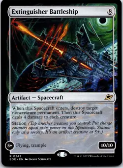 Extinguisher Battleship 242 Rare Edge of Eternities Magic: The Gathering NM - Image 1