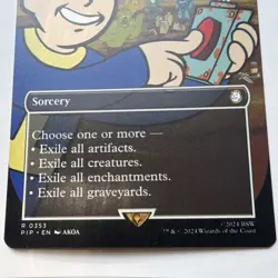 Magic: The Gathering Farewell Borderless Rare Sorcery Vault Boy Fallout 0353 - Image 2