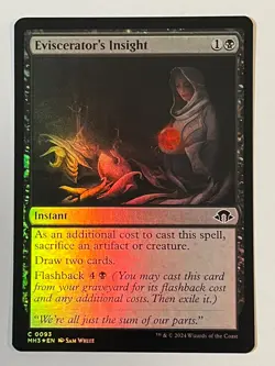 Eviscerator's Insight Modern Horizons 3 Foil MTG NM - Image 1