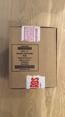 Magic The Gathering Final Fantasy Scene Boxes (x4) - Sealed Case - English - OVP - Image 1
