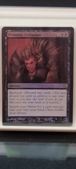 Magic The Gathering MTG - Demonic Collusion Foil Rare 103/301 - Image 1