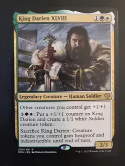 MTG Magic The Gathering Commander Dominaria United King Darien XLVIII Exc Con - Image 1
