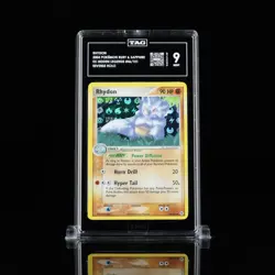 TAG Pokemon 9 Mint Rhydon Reverse Holo 46/101 Hidden Legends - Image 1