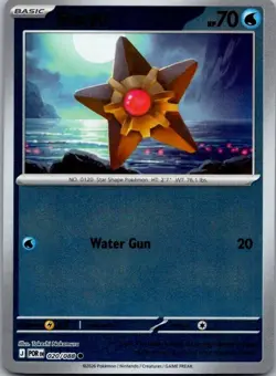 Staryu 020/088 Common Perfect Order Pokemon Reverse Holo Near Mint - Image 1