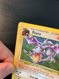 Carte Pokemon : Ptera 1/62 Holo Fossile Edition 2 Wizards Francaise - Image 2