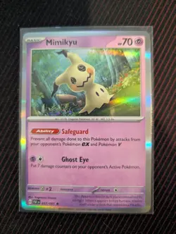 Mimikyu 037/091 Rare Paldean Fates Pokemon Holo Near Mint - Image 1