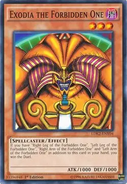 Exodia the Forbidden One 1st Edition Common Legendary Decks II LDK2-ENY04 LP - Image 1