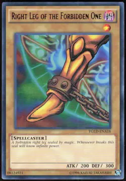 Right Leg of the Forbidden One LDK2-ENY07 Legendary Decks II Yu-Gi-Oh NM - Image 1