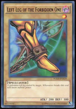 Left Leg of the Forbidden One LDK2-ENY08 Legendary Decks II Yu-Gi-Oh NM - Image 1
