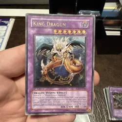 Yugioh King Dragun FET-EN036 Ultimate Rare 1st Ed NM - Image 1