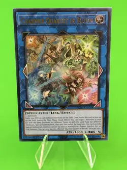 Yu-Gi-Oh Blazing Dominion Charmer Quartet In Bloom Ultra Rare BLZD-EN050 NM!!! - Image 1