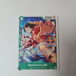 One Piece Monkey D. Luffy PRB02-005 Red Bull Double DON!! Event - Image 1