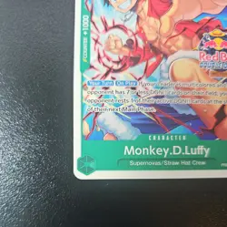 One Piece Monkey D. Luffy PRB02-005 Red Bull Double DON!! Event - Image 4