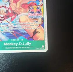 One Piece Monkey D. Luffy PRB02-005 Red Bull Double DON!! Event - Image 5
