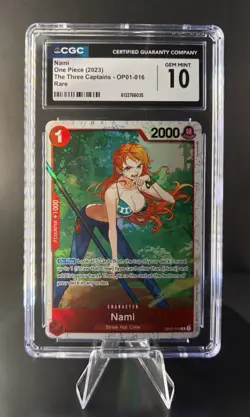 Nami - OP01-016 (Ultra Deck: The Three Captains) OP01-016 One Piece CGC 10 - Image 1