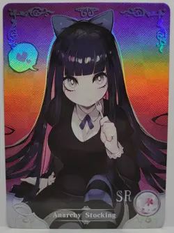 Panty & Stocking Anarchy Holo Foil Goddess Story Trading Card SR - Image 1