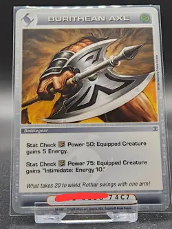 Chaotic Card : Burithean Axe Turn Of The Tide First Edition Battlegear - Image 1
