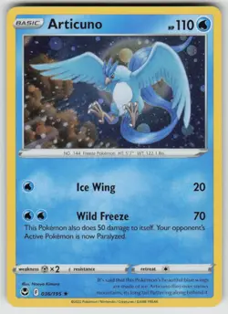 Articuno (Cosmos Holo) 036/195 Holo Miscellaneous Cards & Products Pokemon LP - Image 1