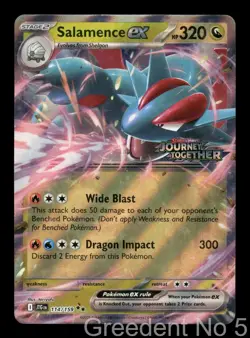 Salamence ex 114/159 Holo Double Rare Miscellaneous Cards & Products Pokemon NM - Image 1