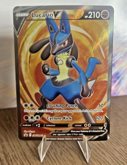 Lucario V SWSH213 SWSH: Sword & Shield Promo Cards Holo - Image 1