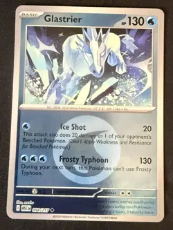 Glastrier 054/217 Reverse Holo (energy)Ascended Heroes Pokemon Near Mint NM - Image 1
