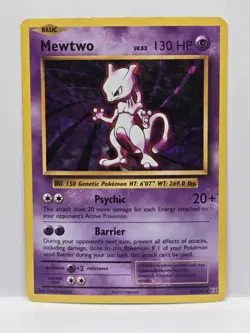 Mewtwo 51/108 Cracked Ice Holo Pokemon TCG MP - Image 1