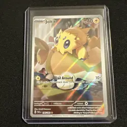 Pokemon TCG Joltik Card Paradox Rift 196/182 Yamper Cute Minty Illustration Rare - Image 1