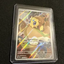 Pokemon TCG Joltik Card Paradox Rift 196/182 Yamper Cute Minty Illustration Rare - Image 4