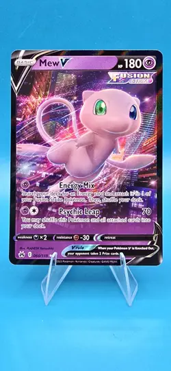 The Pokemon Company Mew V Fusion Strike 060/159 Ultra Rare Holo 180 HP Eng B10 - Image 1