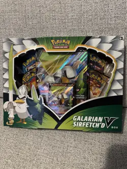Pokemon TCG Galarian Sirfetch’d V Box - Factory Sealed (Evolutions) - Image 1