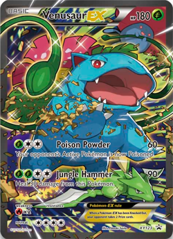 Venusaur EX - XY123 - Full Art - Holo DMG, English Pokemon Promos - Image 1