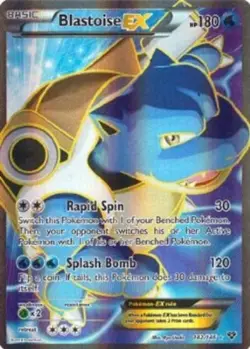 Blastoise-EX - 142/146 - Full Art Ultra Rare DMG, English Pokemon XY Base Set - Image 1