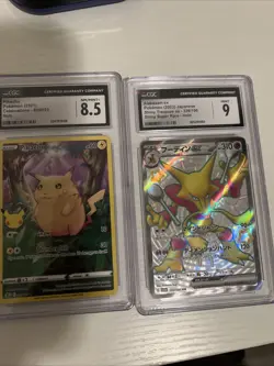 Pikachu And Alakazam Bundle Pokemon Tcg CTC Graded - Image 1