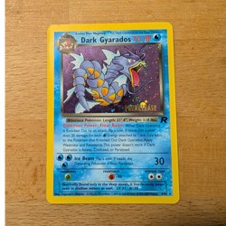 Pokemon Dark Gyarados Wotc Promo Prerelease Holo 08/82 70 HP English 2000 - Image 1