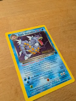 Pokemon Dark Gyarados Wotc Promo Prerelease Holo 08/82 70 HP English 2000 - Image 2