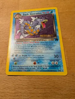 Pokemon Dark Gyarados Wotc Promo Prerelease Holo 08/82 70 HP English 2000 - Image 5