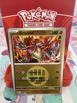 Pokemon Groudon 108/217 Ascended Heroes Energy Symbol Reverse Holo NM - Image 1