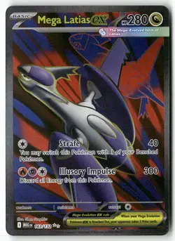 Mega Latias ex 163/132 Ultra Rare Mega Evolution Pokemon Near Mint - Image 1