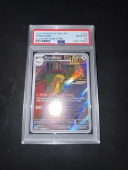 Gumshoos PSA 10 Illustration Rare 2025 Pokemon Mega Evolution MEG EN 153/132 - Image 1