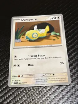 Dunsparce 120/159 common Pokemon Journey Together NM - Image 1