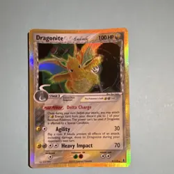 The Pokemon Company Dragonite Delta Species Holo Rare 3/113 2005 100 HP - Image 1