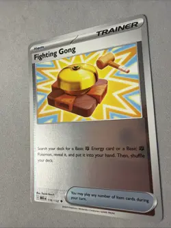 Pokemon TCG * Mega Evolution * 116/132 Fighting Gong REVERSE HOLO UNCOMMON * NM - Image 2