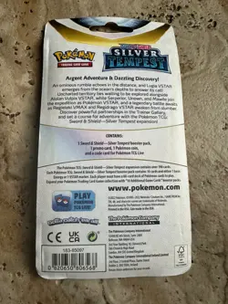 Lot Of 13 Pokemon TCG Blister Pack Sword Shield Silver Tempest Basculin Coin - Image 3